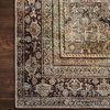 Olive Charcoal Layla Printed Area Rug by Loloi II, 2'-6"x7'-6"