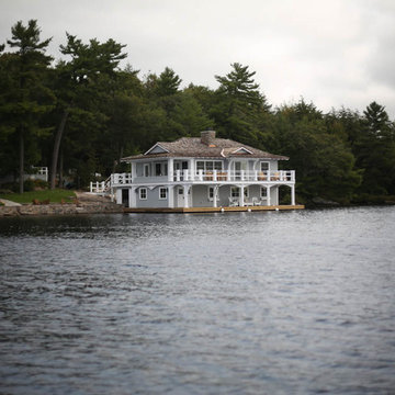 Boathouse on Lake Muskoka