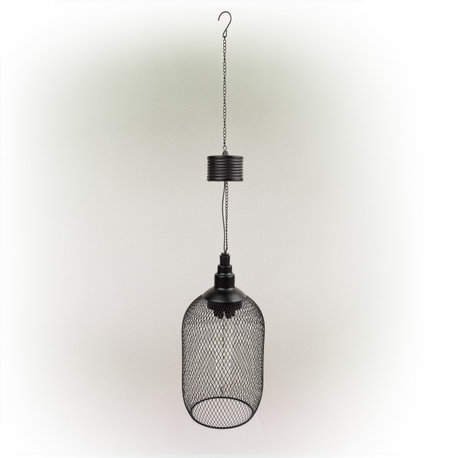 Alpine Solar Hanger with White LED Light, 12"