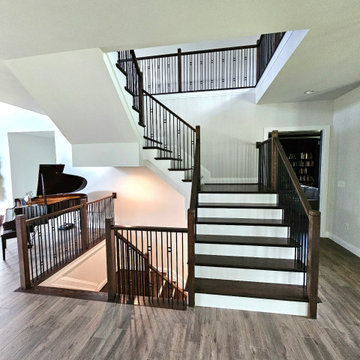 Project #109 | U-Shaped Stairs in Countryside Retreat