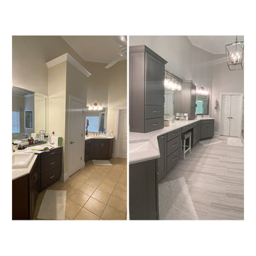 Serpentino Blanco Master Bathroom