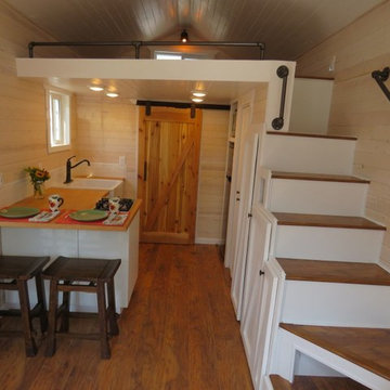 Tiny house farmhouse kitchen