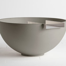 Solus Decor Scupper Water Feature in Nori - Outdoor Fountains And Ponds