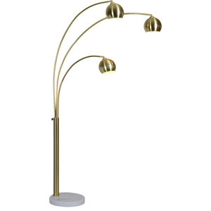 Dorset Three Light Large Floor Lamp Satin Br Plated Shad Contemporary Lamps By 1stoplighting Dorset Three Light Large Floor Lamp