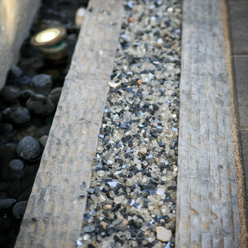 Santaluz - Posh Salt and Peppered Patio with Pool