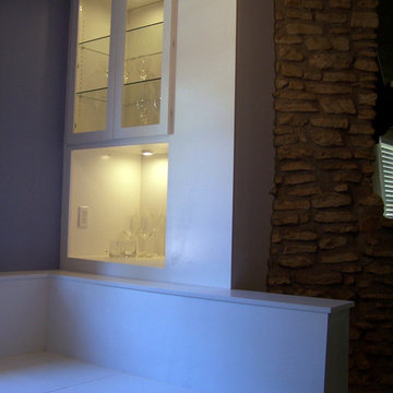 completed Dining Booth & China Cabinet