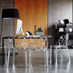 CS/4070-Q 140 Heron Dining Table by Calligaris Italy - Dining Tables