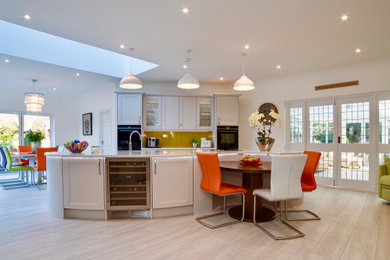 Design ideas for a contemporary kitchen in Kent.