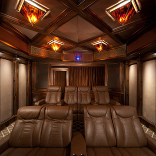 Example of a classic home theater design in Birmingham