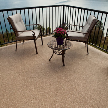 Tufdek Vinyl Decking | Supreme Walnut Installation