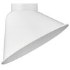 R Series Collection 1-Light 10" RLM Angle Shade, White