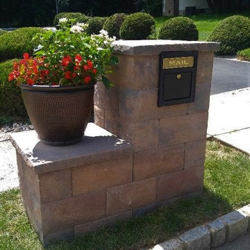Custom Design Build Block Mailbox