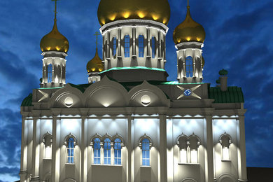 Дизайн-проект декоративной подсветки Ростовского Кафедрального Собора