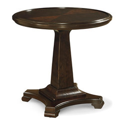 Proximity Cherry Wood Round End Table - Side Tables And End Tables