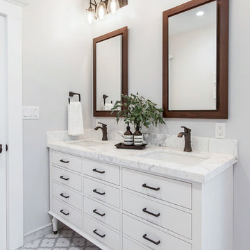 2019 Oakland Luxury Spa Bath Meets Functional Family Bath