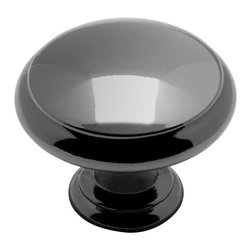 Cosmas - Cabinet Knob, 1-3/16" Diameter, Black Nickel, Set of 10 - Cabinet And Drawer Knobs