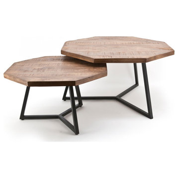 Nesting Coffee Table | By-Boo Octagon
