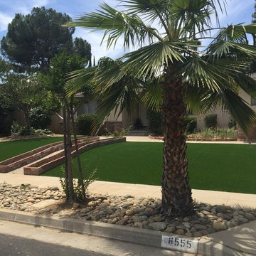 Front Yard Landscapes with Artificial Grass