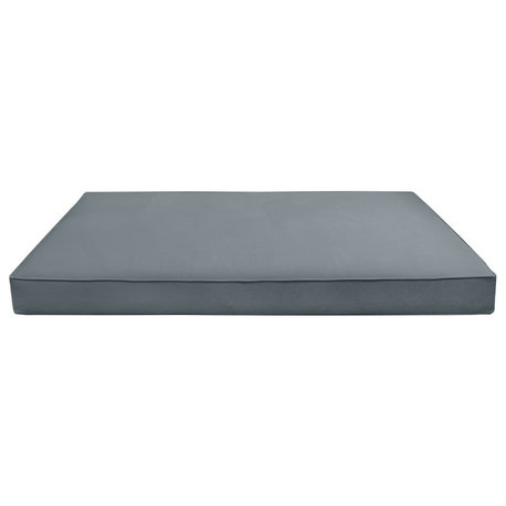 Same Pipe 8" Twin 75x39x8 Velvet Indoor Daybed Mattress |COVER ONLY|-AD347