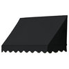 Traditional Awnings in a Box, Black, 4'