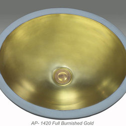 Hand Painted Undermounts by Atlantis Porcelain - Bathroom Sinks