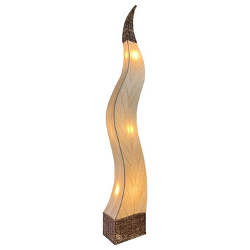 Eangee Flame Giant Floor Lamp, Natural
