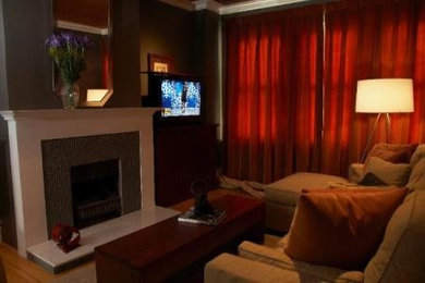 Living room - contemporary living room idea in San Francisco