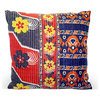 Floral Kantha Blanket Pillow