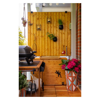 Ein Balkon zum Grillen und Entspannen - Contemporary - Balcony ...