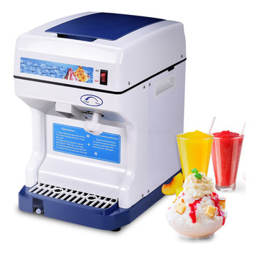 Costway Electric Ice Shaver Machine Tabletop Shaved Ice Crusher Ice Cone Maker