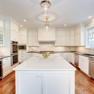 Bethesda Full Kitchen, Bath & Laundry Room Remodel - Transitional
