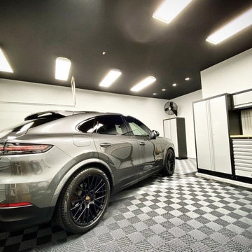 Garage Transformation in hours with RACEDECK Garage Flooring