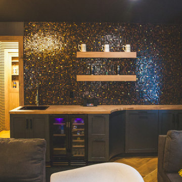 Bonus Room Transformation: Bar, Media Room, Murphy Door to Secret Room