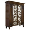 American Drew Jessica McClintock Dressing Armoire with Castered Stool