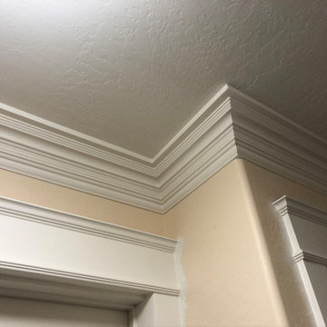 3 piece Crown, Door Casing with Pediments