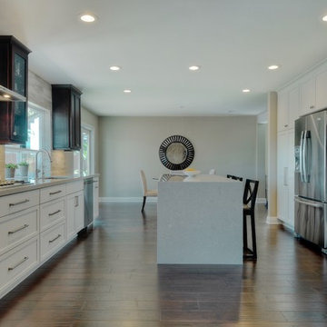 Sleek White Kitchen