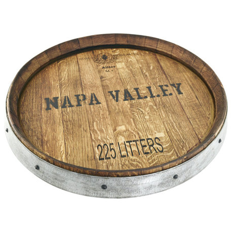 Wine Barrel Lazy Susan Napa Valley