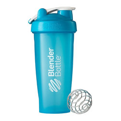 BlenderBottle Classic Loop Top Shaker Bottle, Aqua, 28 Ounce - Mixers