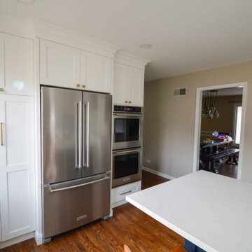 Arlington Heights Blue and White Kitchen