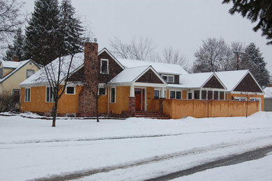 Inspiration for a timeless exterior home remodel in Other