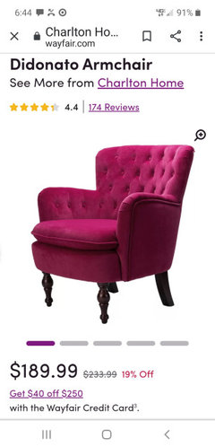 Didonato armchair deals