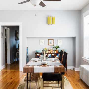 Dining Room Designed with Table by Woodward Trade Co