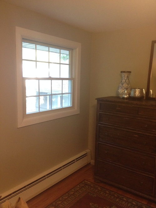 Help With Curtains Odd Window Behind Bed