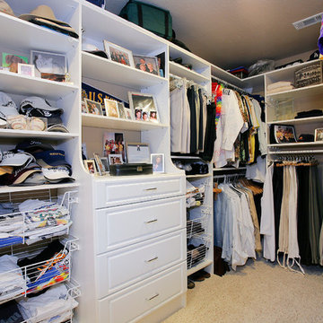 Master bathroom , closet and exercise room