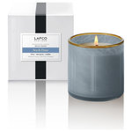 LAFCO - Sea and Dune Beach House Candle - Created with natural essential oil-based fragrances, this candle is richly optimized for a 90-hour burn time. The clean-burning soy and paraffin blend is formulated so that the fragrance evenly fills the room. Each hand blown vessel is artisanally crafted and can be re-purposed to live on long after the candle is finished.