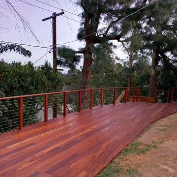 Tigerwood Hillside Deck, Pasadena
