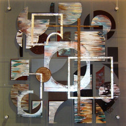 Original paintings on glass - Mixed Media Art