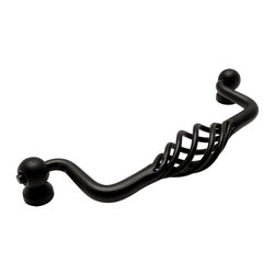 Cosmas - Birdcage Cabinet Pull, 5" Hole Centers - Cabinet And Drawer Handle Pulls
