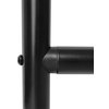 Utopia Alley Aluminum Shower Curtain Rods 60" Large Size by 25", Matt Black