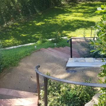 Railroad Ties Steps